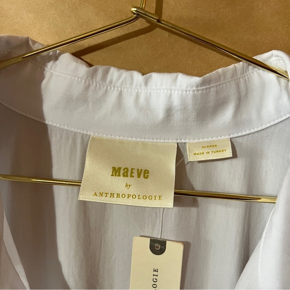 Anthropologie | NWT Maeve Long Sleeve Ruched Tube Twofer Sweater Top Size XL - Picture 4 of 15